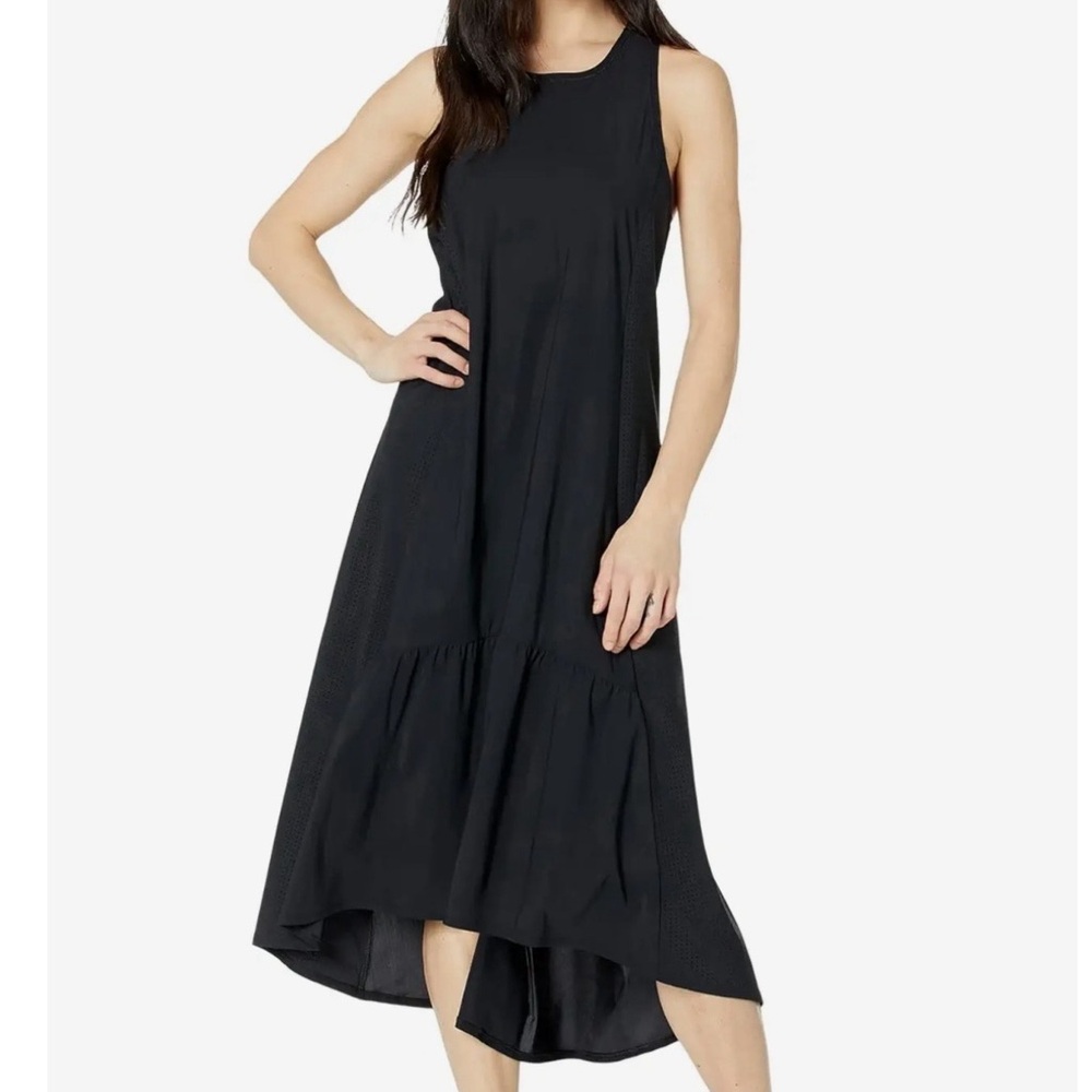 Sweaty Betty Black Sleeveless Scoop Neck Sundress S